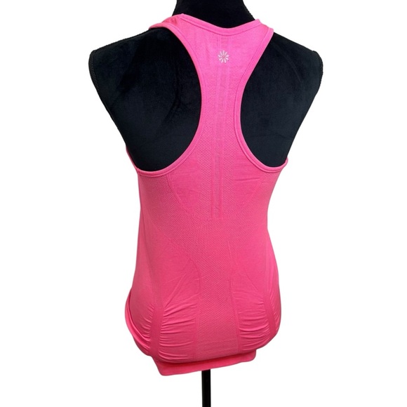 Athleta | Fastest Track Tank | Pink Ruched Fitted Tank Top | Sz S - Picture 8 of 10
